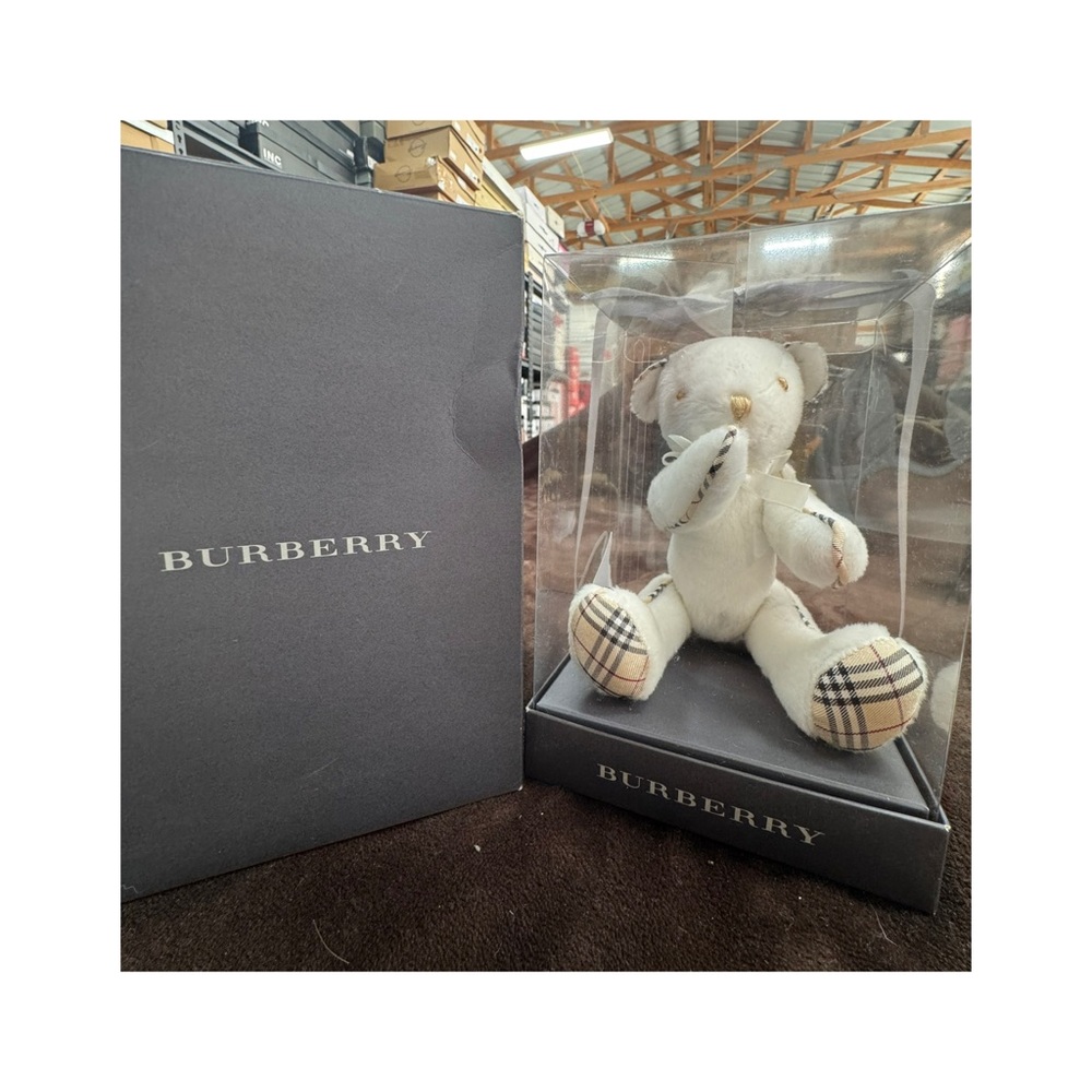 Burberry Thomas Teddy Bear in Display Case NIB